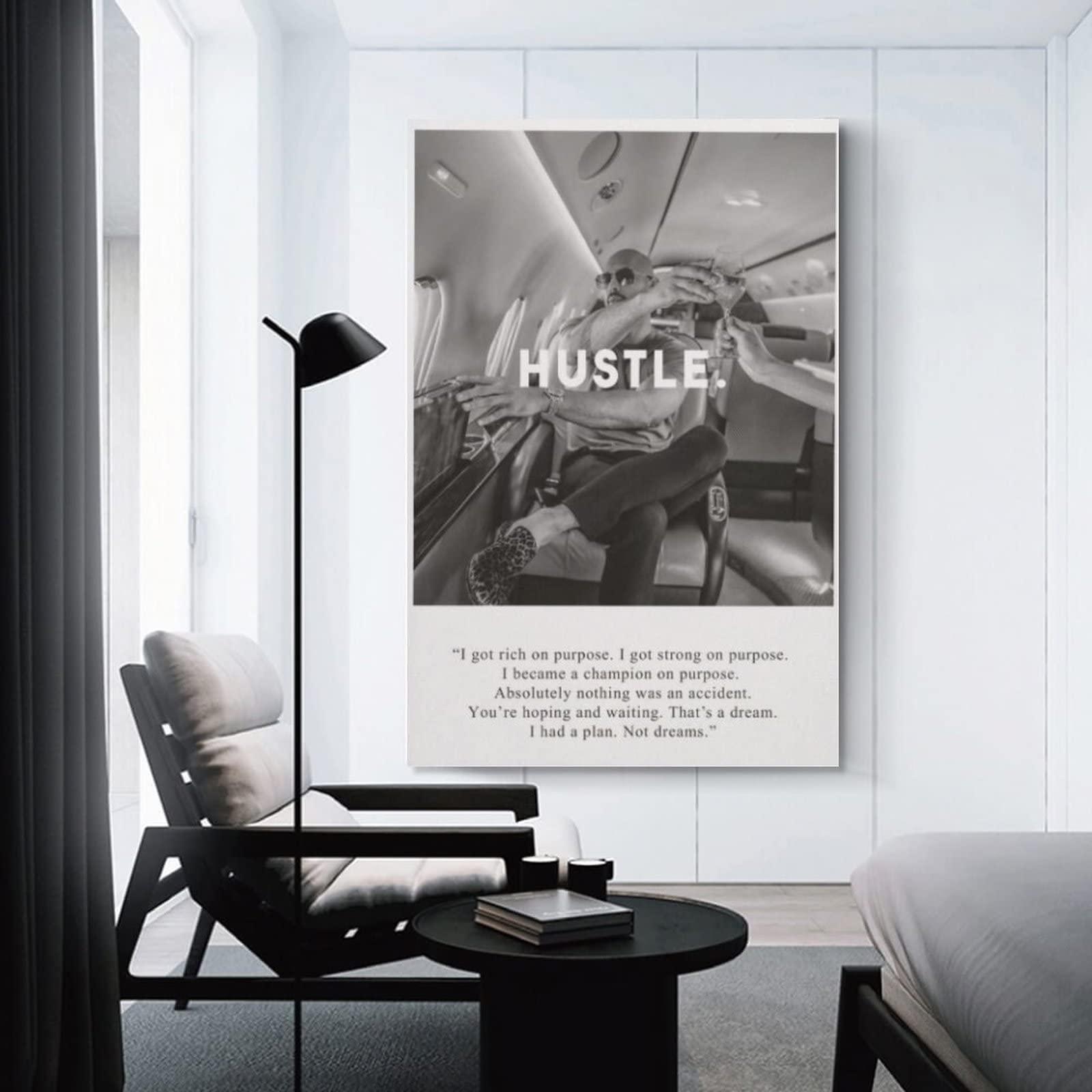 ESyem Posters Andrew Tate Poster Andrew Tate Motivational Inspirational Quote Poster Art (14) Canvas Painting Posters And Prints Wall Art Pictures for Living Room Bedroom Decor 24x36inch(60x90cm) Unframe-s