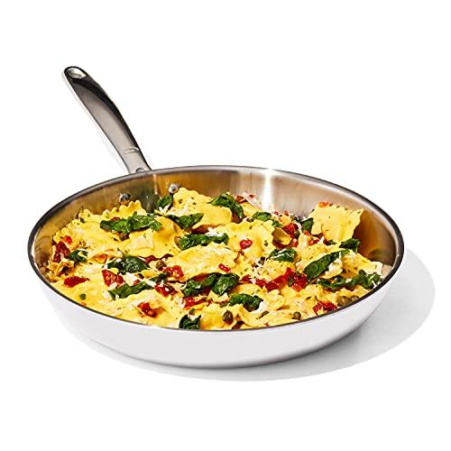 OXO OXO Good Grips Pro Tri Ply Stainless Steel Dishwasher Safe Nonstick Frying Pan, 12"