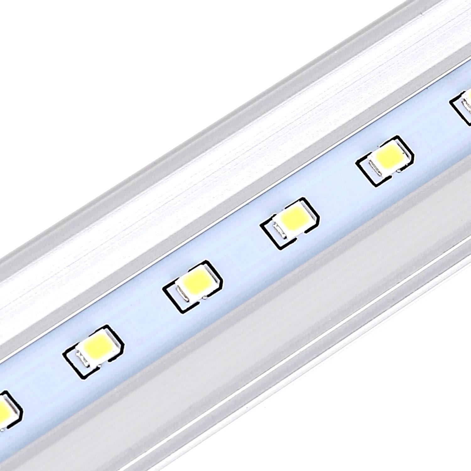HMINLED HMINLED 4FT T8 T10 T12 LED Tube Light Bulbs 48\" G13 18W 6000K Cool White AC85-265V Fluorescent Replacement Dual-end Powered Ballast Bypass Milky Cover