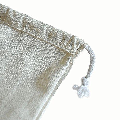 Augbunny Augbunny 100% Cotton Canvas Travel Laundry Bag, 2-Pack