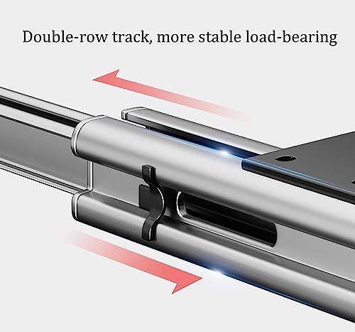 ElicNa ElicNa Pull Out Clothes Hanger Rail for Closet Adjustable Wardrobe Clothing Rail Top Mount Wardrobe Rack for Pants Clothes (Color : White, Size : 310mm/12inch)