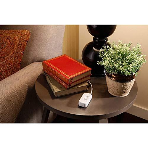 Lutron Lutron Credenza LED+ 100-Watt Plug-In Lamp Dimmer Switch, TTCL-100H-WH, White