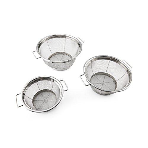 Farberware Farberware 5181490 Stainless Steel Colander Sieves-Set of 3, Multi Sized
