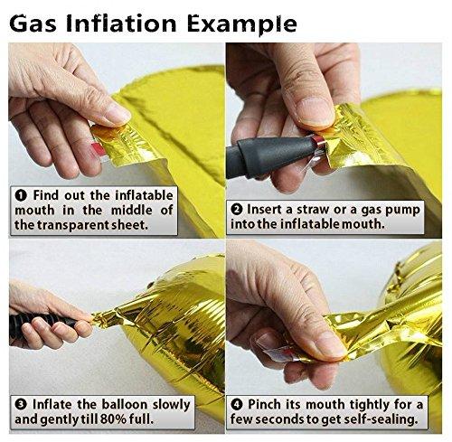 Glanzzeit Glanzzeit 32 Inch Silver Foil Balloons Letters A to Z Numbers 0 to 9 Wedding Holiday Birthday Party Decoration (Letter Z)