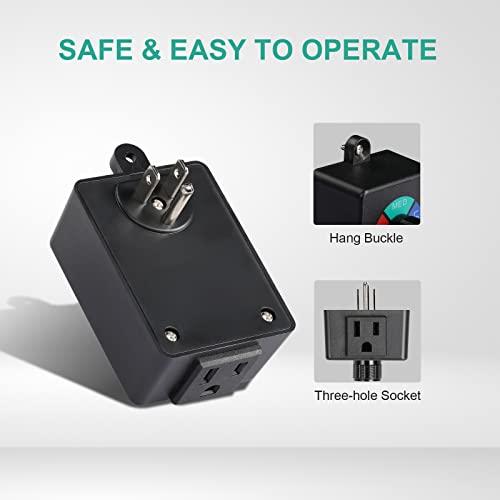 iPower iPower Variable Fan Speed Controller Adjuster Cordless for Duct Inline Exhaust Vent Blower, HVAC, 350W, 1 Pack