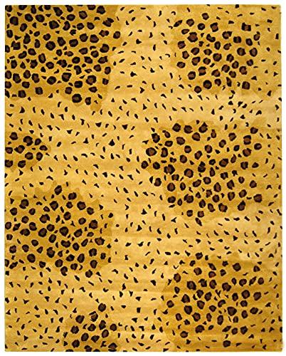 Safavieh SAFAVIEH Soho Collection 8'3" x 11' Gold / Black SOH715A Handmade Premium Wool & Viscose Area Rug