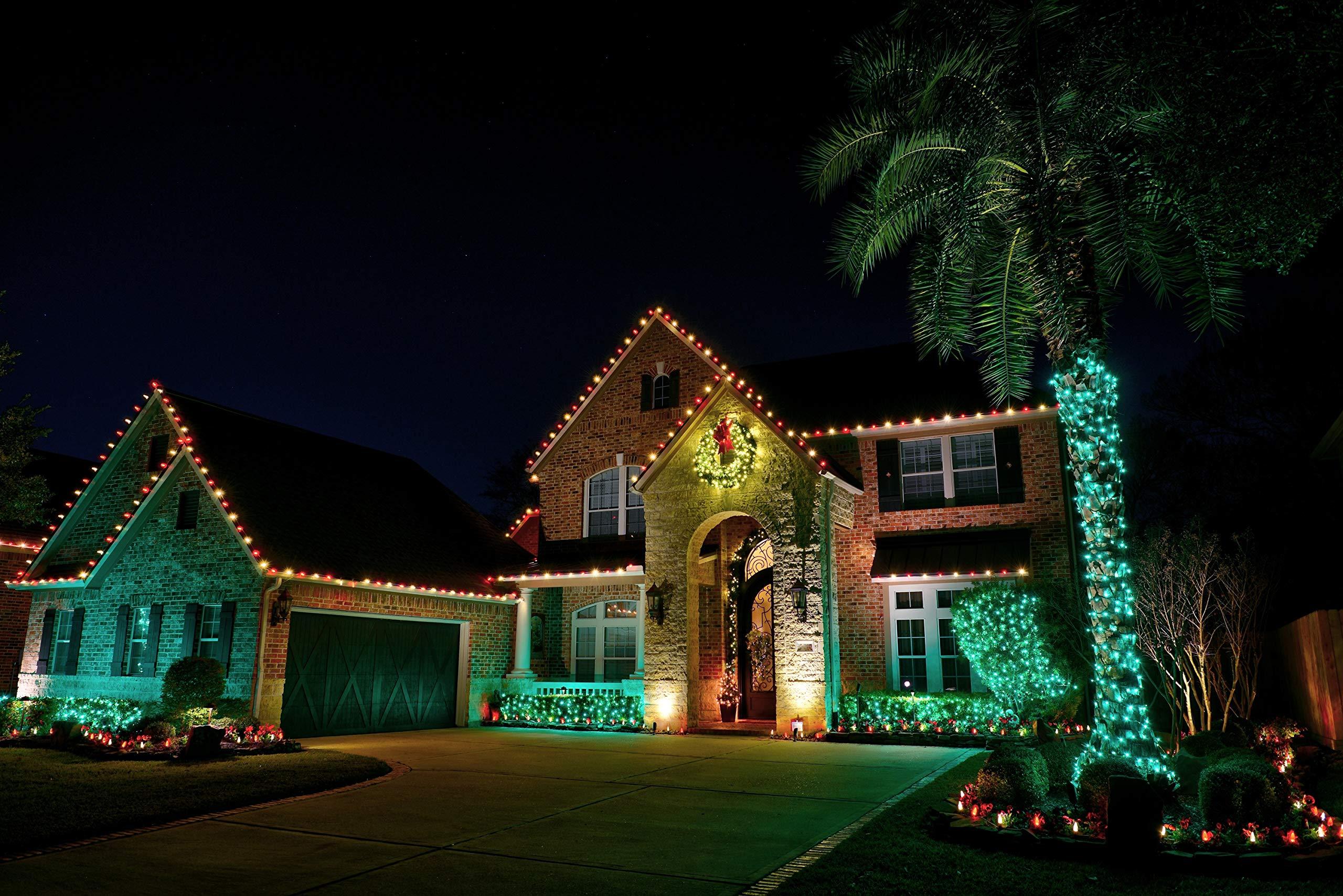 MIK Solutions MIK Solutions C9 LED Bulb (Pack of 25) LED RED Replacement Christmas Light Bulbs Faceted Retrofit Candle Shape Commercial Grade E17 Socket Roof Lights Bulbs