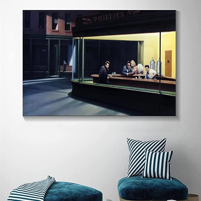 CHONGQI Boulevard of Broken Dreams Paintings Poster Artwork Print on Canvas Modern Wall Art Picture for Living Room Home Decor (unframed,24x36 inch)