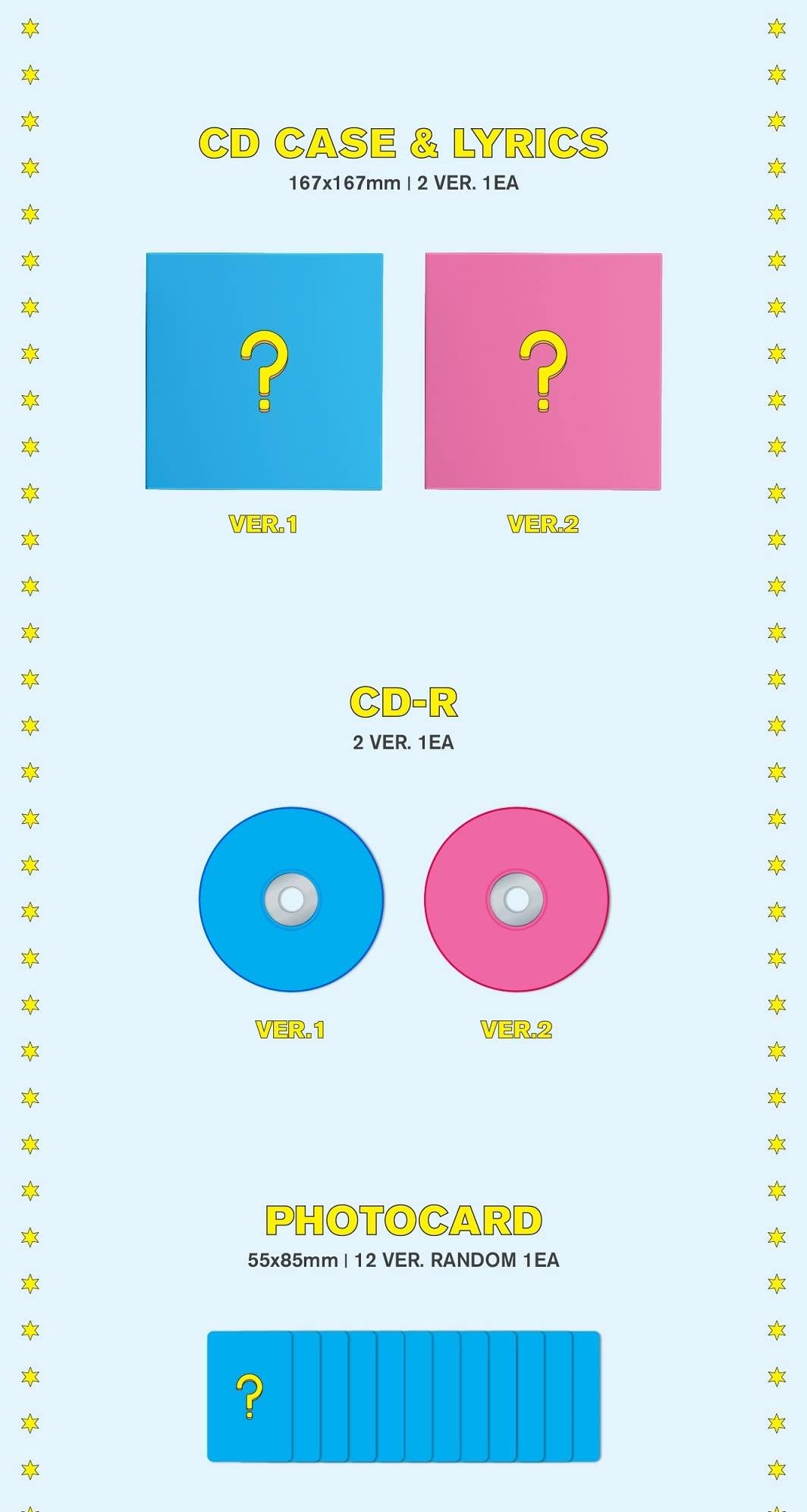 Genie Music WJSN CHOCOME - Super Yuppers! [ver 1.] (2nd Single Album) Album+Pre Order Limited Benefits+BolsVos K-POP eBook (28p),1EA BolsVos Sticker for Toploader, Photocards