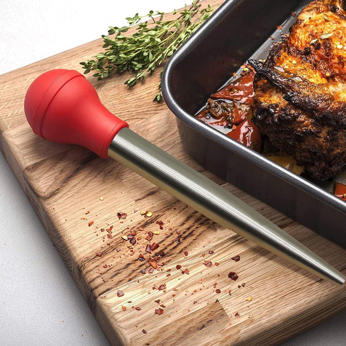 PRETYZOOM PRETYZOOM 2 Sets Turkey Needle Set Injector Injection Mallet Pounder Mixer Turkeys Chomps Turkey Kitchen Tool Marinade Injecting Tool Kitchen Gadget Oil Suction Pump