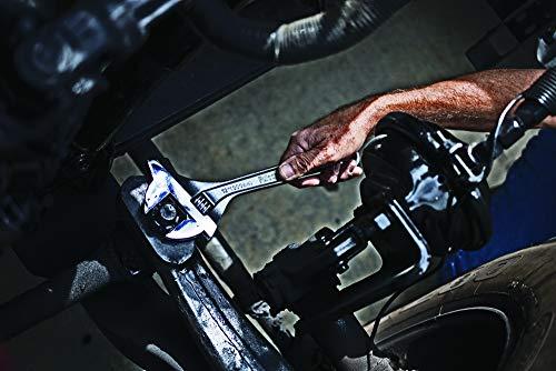 Proferred Proferred T10001 Mining Adjustable Wrench with Hammer, Chrome Finish, 12"