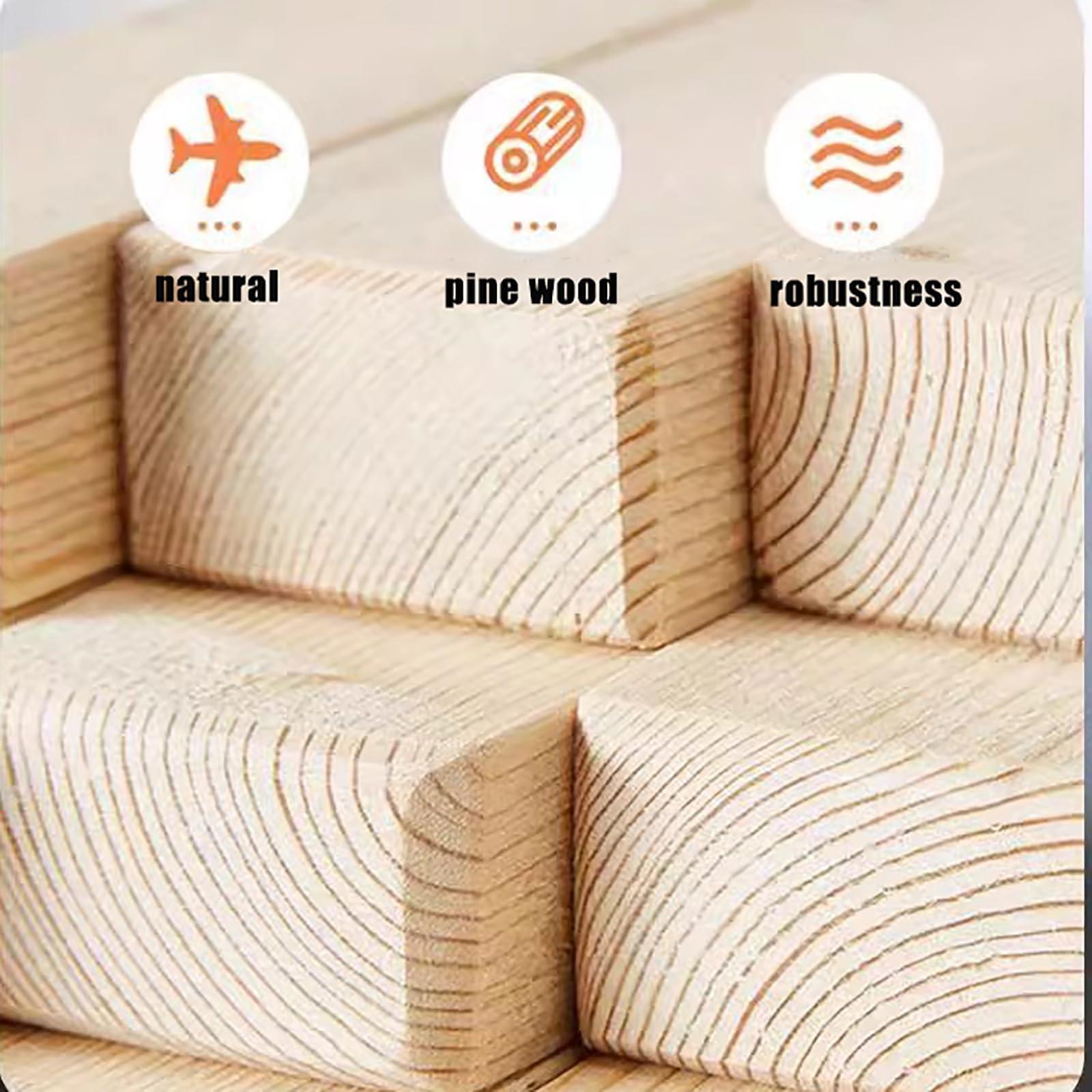 Hwijk Farmhouse Bar Table Pine Wood Rectangular Bar Height Table Industrial Tall Kitchen Dining Table Long Bar Table Counter Height Table for Coffee Shop Small Space,No Stool