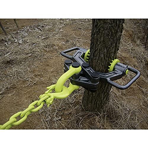 Brush Grubber Brush Grubber BG-11 Xtreme Brush and Tree Stump Puller Remover Tool with No Slip Gripping Teeth, Rotating Grip Pads, and Handles
