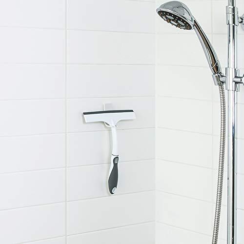 Better Living Better Living Products B.Smart Shower Squeegee with Storage Hook, 7, White and Grey