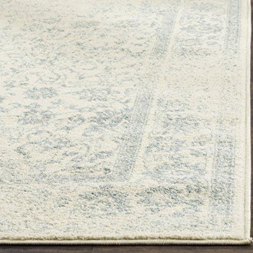 Safavieh SAFAVIEH Adirondack Collection Area Rug - 6' x 9', Ivory & Slate, Oriental Distressed Design, Non-Shedding & Easy Care, Ideal for High Traffic Areas in Living Room, Bedroom (ADR109S)