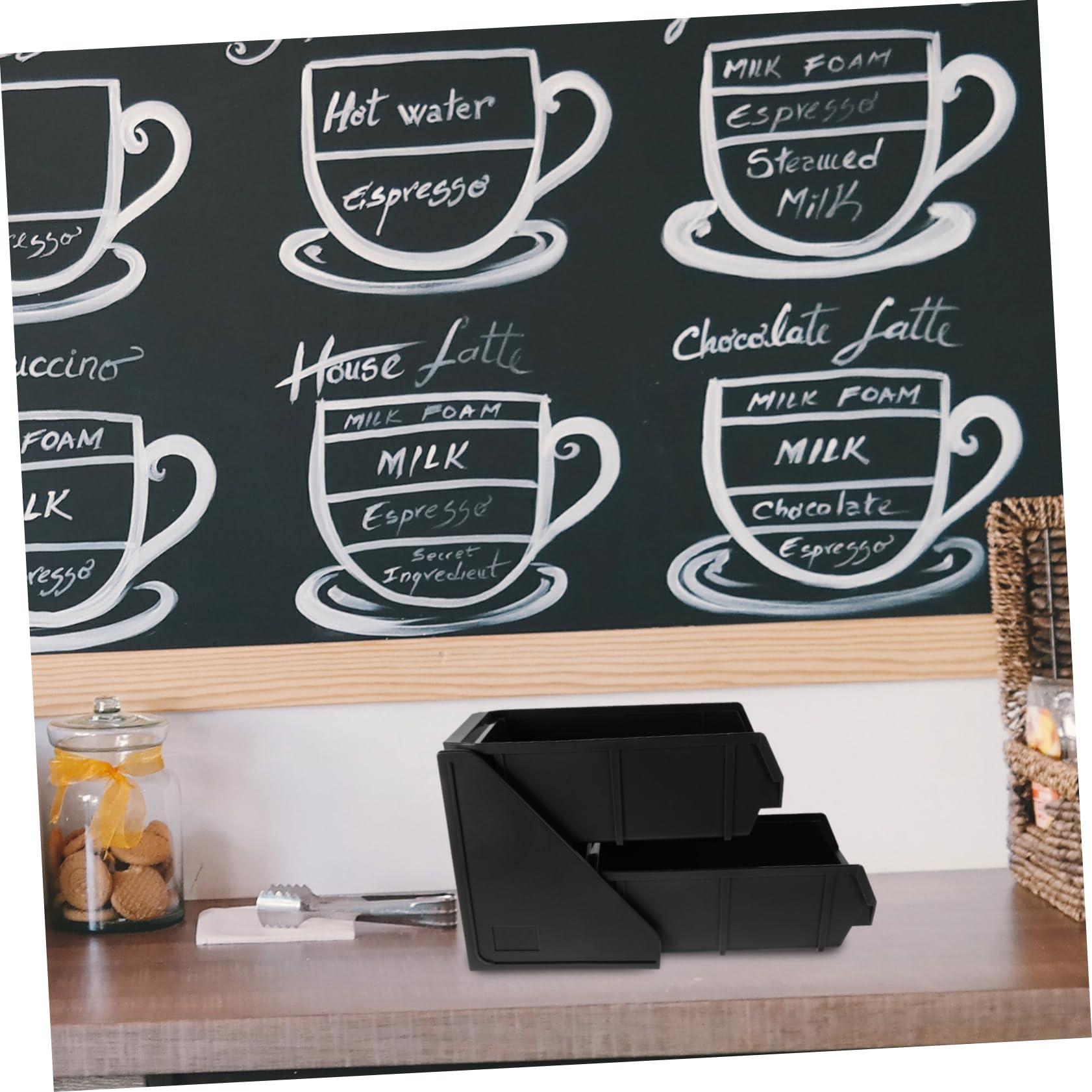 STOBAZA STOBAZA Coffe Station Organizer Coffee Cup and Condiment Countertop Organizer Coffee Station Countertop Cup Dispenser Condiment Organizer Accessories for Office Home