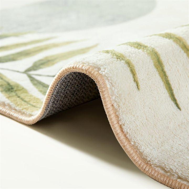 RUGROOM RUGROOM Super Soft Non-Slip Baby Play Mat Cartoon Cute Wildlife Print Hopscotch Play Rug Digital Learning Educational Runner Rug for Crawling and Playing Foldable Gift Mat Playroom Rugs 3x6ft