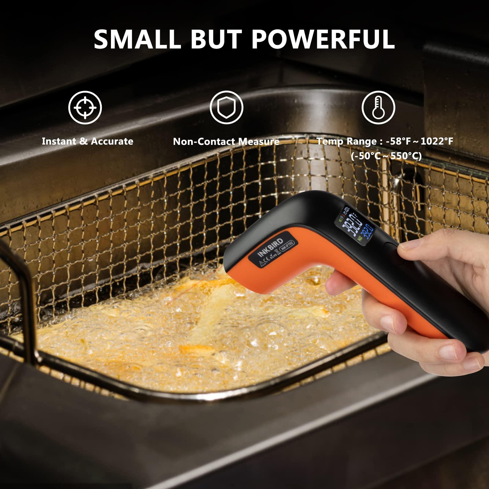 Inkbird Rechargeable IR thermometer and Instant Read Thermometer