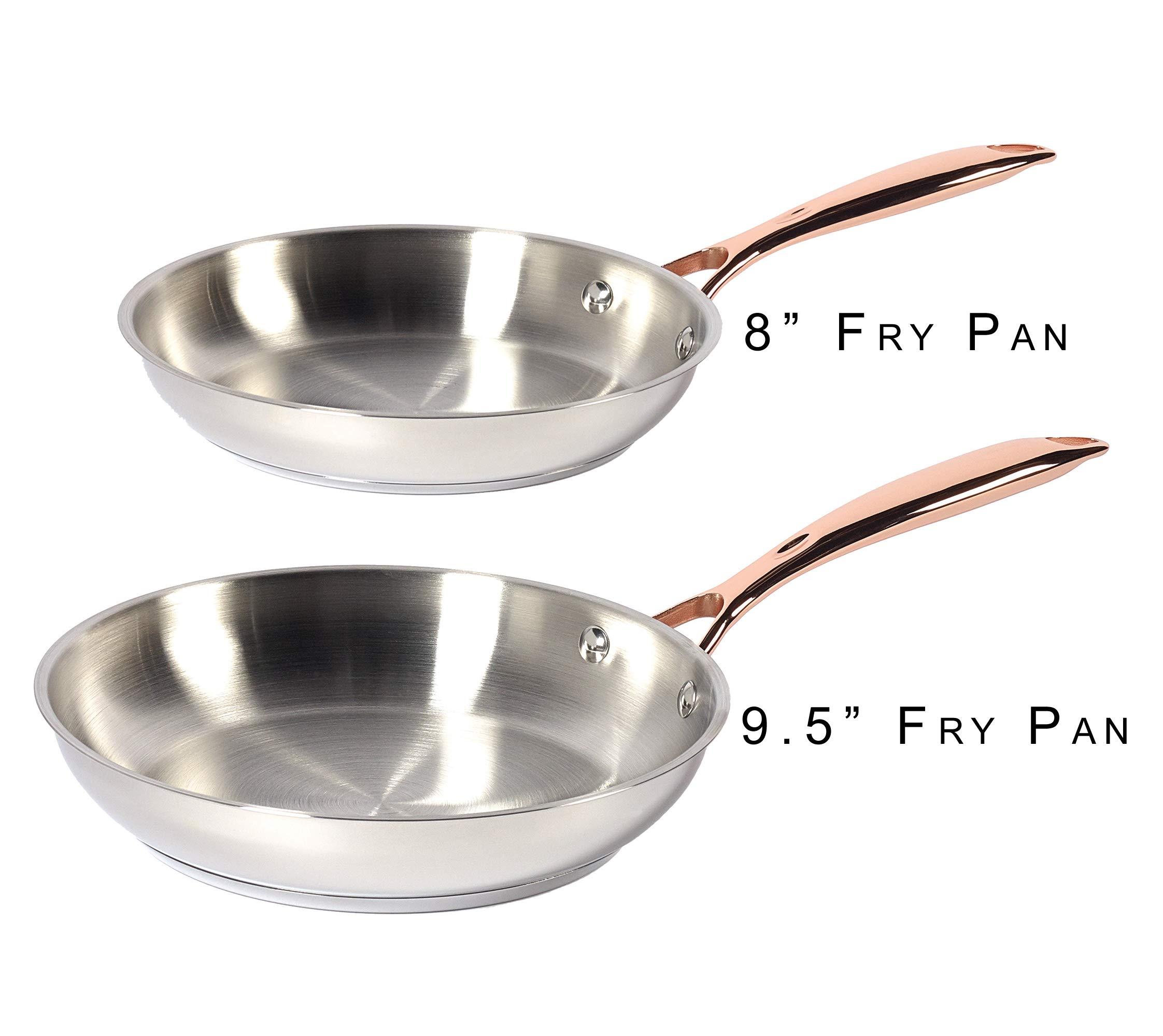 Denmark Tools For Cooks Denmark Tools for Cooks Celebrations Cookware Collection 10 Piece Heavy Gauge Stainless Steel Cookware Set