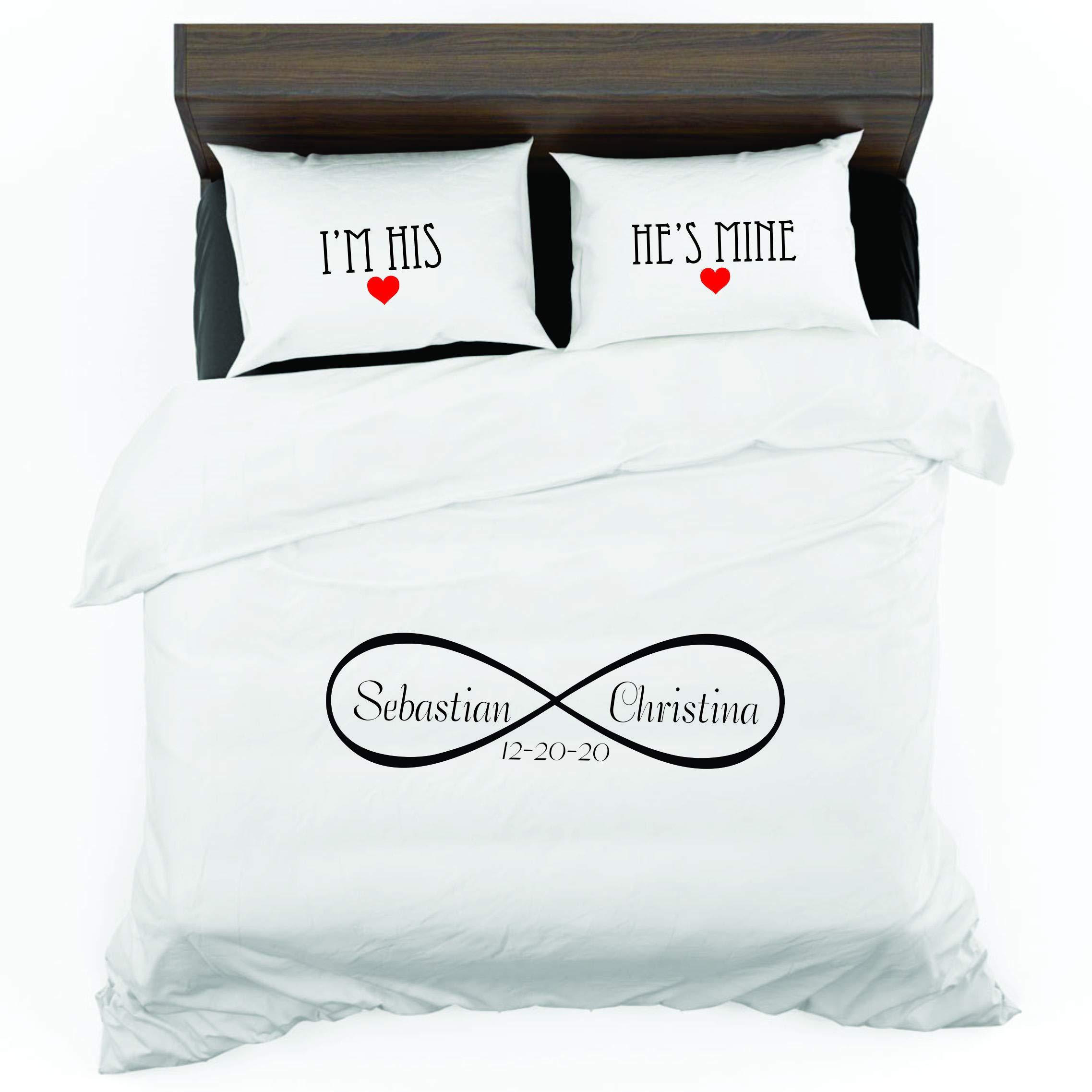 Generic Custom Duvet Cover, Personalized Duvet Cover, Custom Bedding, Personalized Bedding, Anniversary Gift, Wedding Gift, Couples Gift, 44