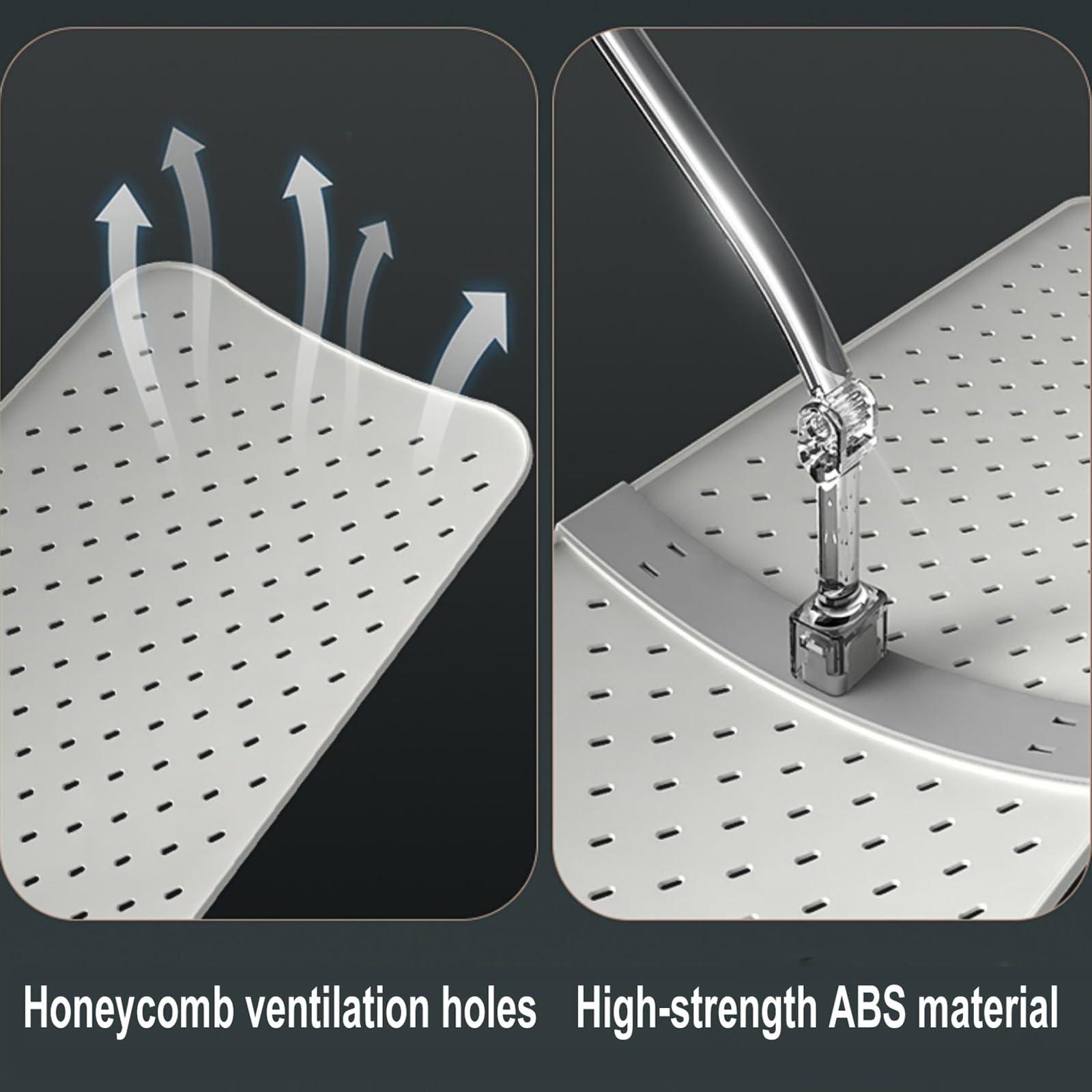 XRRJFYH XRRJFYH Adjustable Air Conditioner Deflector, Flow Deflector, Adjustable AC Air Deflector, Vent Deflectors (Color : Gris)