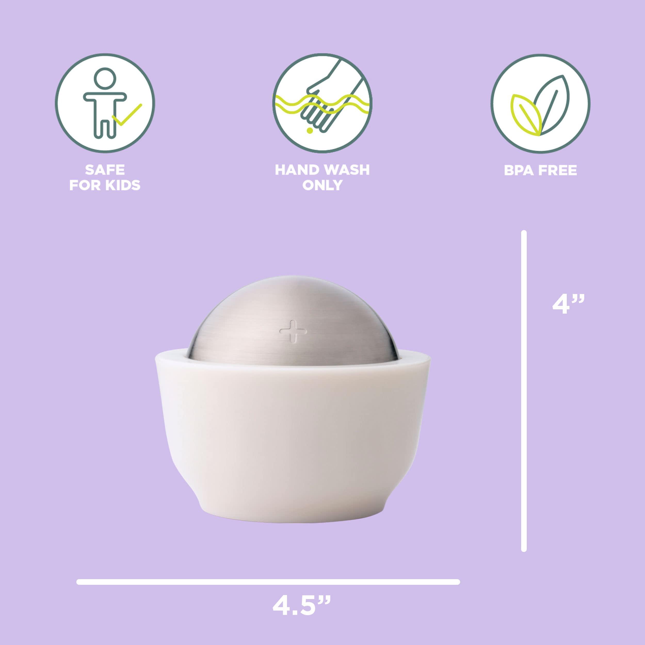 Chef'n Chef'n 101-738-237 Dash Salt & Sugar Cellar with Flip Top Cover, 3 7/8-inches by 4 1/4-inches, White