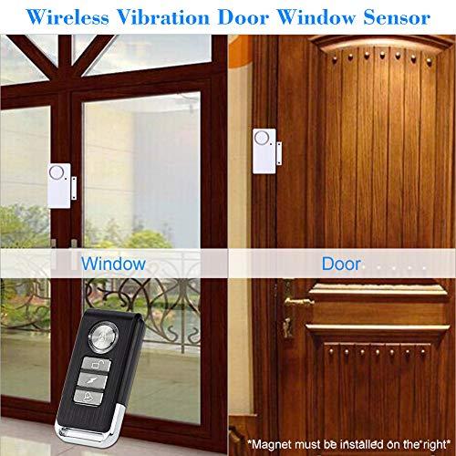 HENDUN HENDUN Wireless Remote Door Alarm, Windows Open Alarms,Magnetic Security Sensor, Pool Door Alarm for Kids Safety, Alzheimer\'s Apartment Alarm