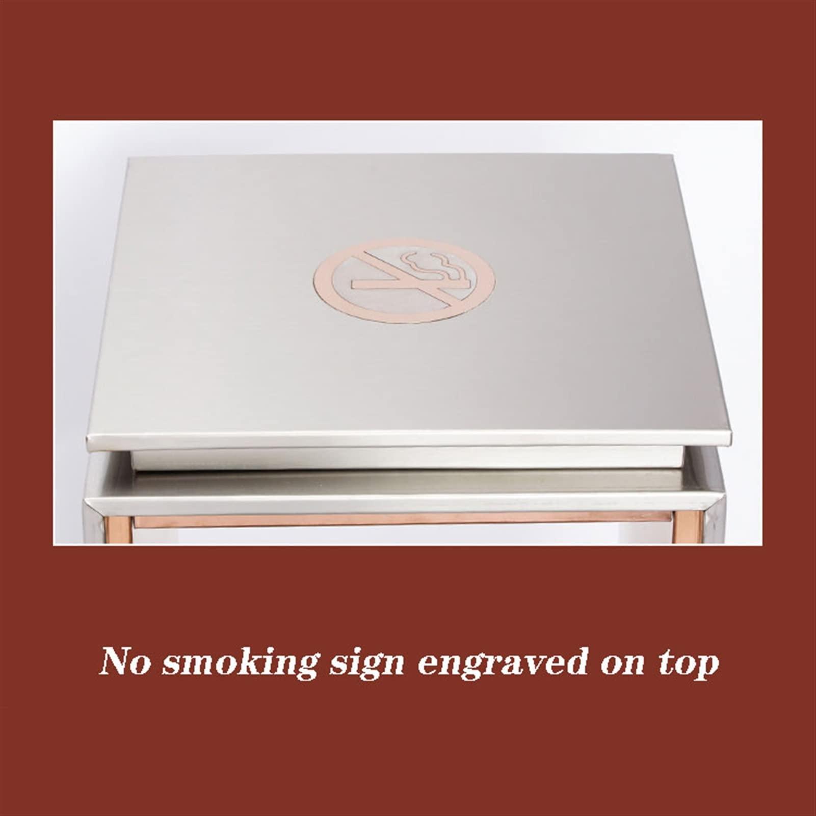 BONAD Kitchen Garbage Can Large-Capacity Trash Cans, Hotel Lobby, Shopping Malls, Vertical Trash Cans, Elevators, Outdoor Peel Boxes, Trash Cans Wastebasket