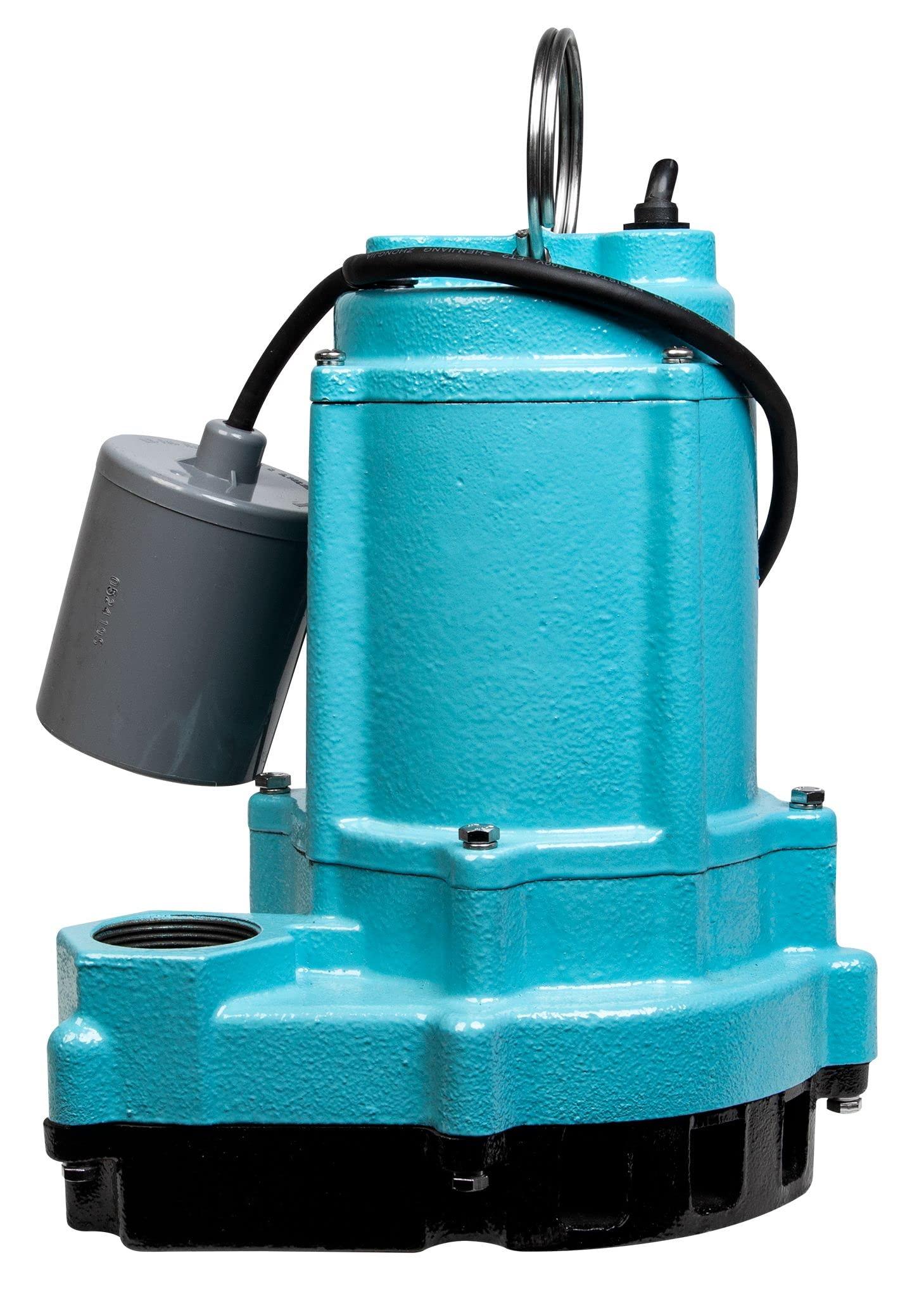 Little Giant Little Giant RFSN-9 115-Volt, Maximum 13-Amp - 1/2 HP, Pump Down Piggyback Tethered Float Switch for Pond, Sump, Sewage or Effluent Systems, 15-Ft. Cord, Grey, 599117