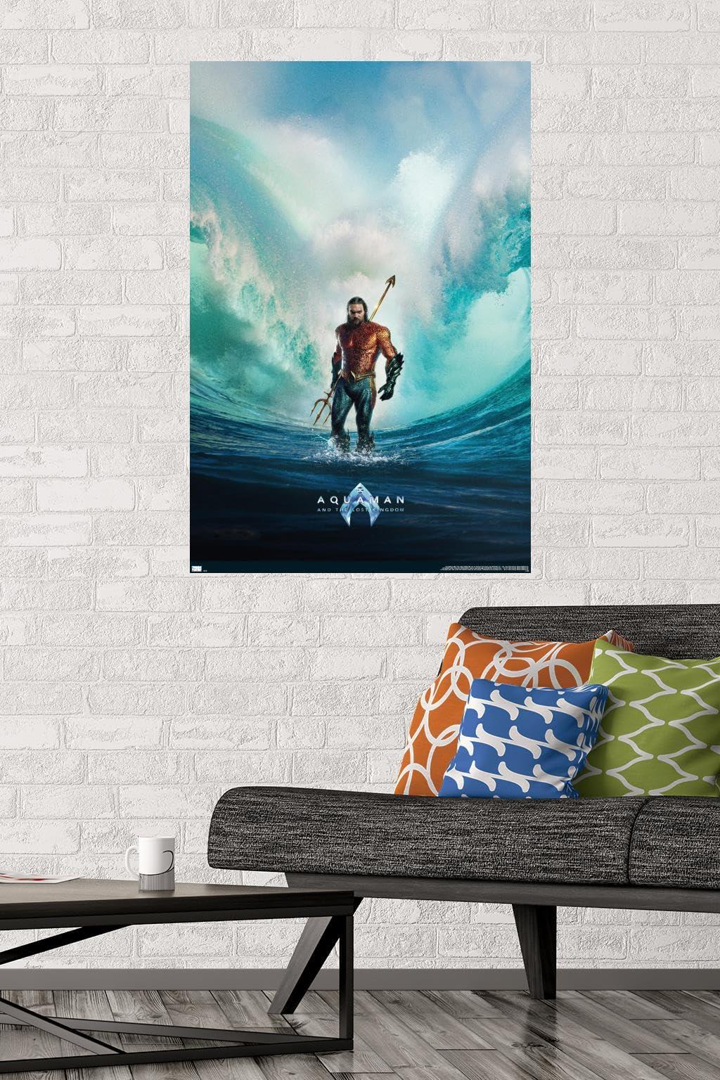 Trends International Trends International DC Comics Movie Aquaman and the Lost Kingdom - One Sheet Teaser Wall Poster, 22.37\" x 34.00\", Premium Unframed Version