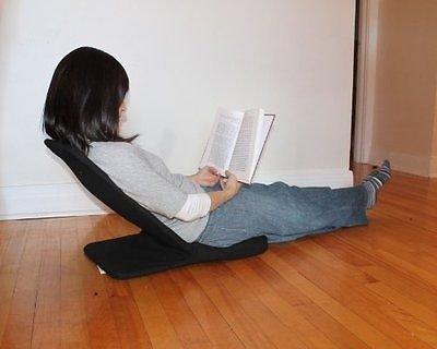 Relaxus Relaxus Portable Floor Chair, Karma Chair, Folding Chair. Navy. Adjustable Angle Back-Rest. 14" Wide X 22" Tall X 21" Deep