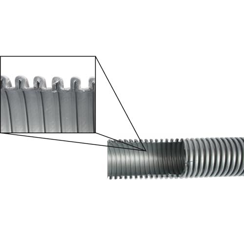 Cen-Tec Systems Cen-Tec Systems 20 Ft. Premium Shop Vacuum Extension Hose with 2 tank adapters and 1.25\" curved end, Silver