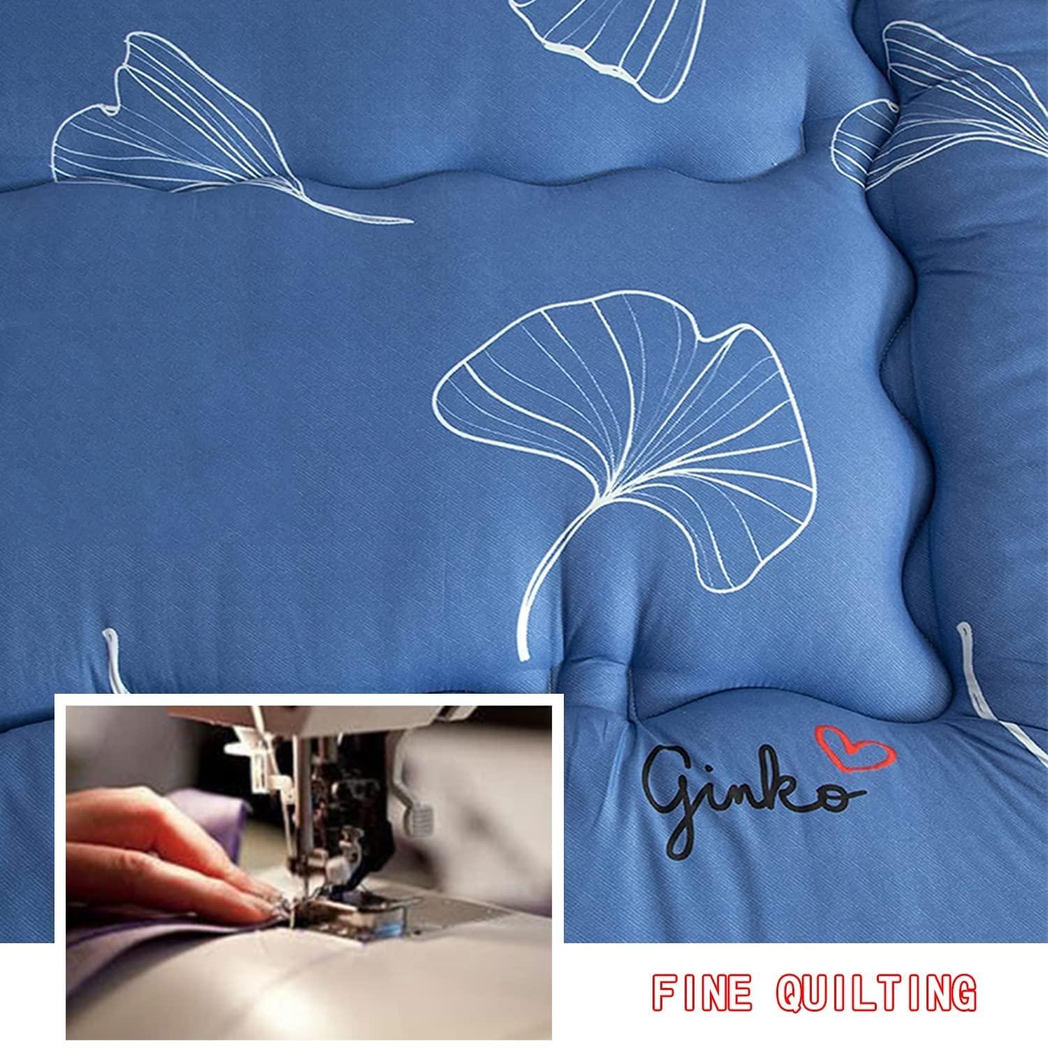 Generic Mattress Japanese Futon Mattress Extra Thick Japanese Floor Mattress Padded Japanese Folding Roll Up Mattress Sleeping Pad with Washable Cover Camping Couch Bed Cushion,Style,200x220cm