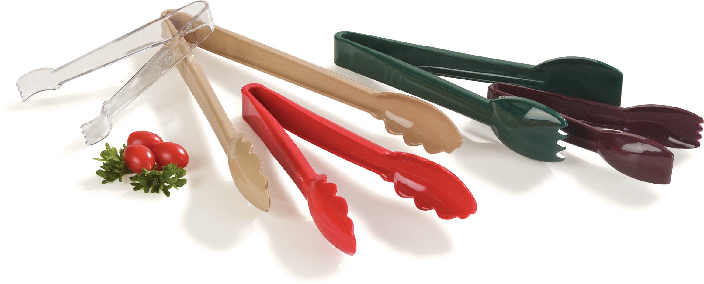 Carlisle FoodService Products Carlisle FoodService Products 470906 Carly Salad Tong, 9\" Utility Tong, Beige, 1 Pack