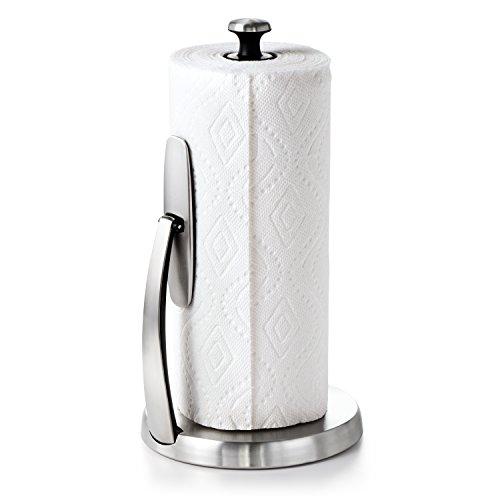 OXO OXO Good Grips SimplyTear Paper Towel Holder - Stainless Steel (Silver & Black)