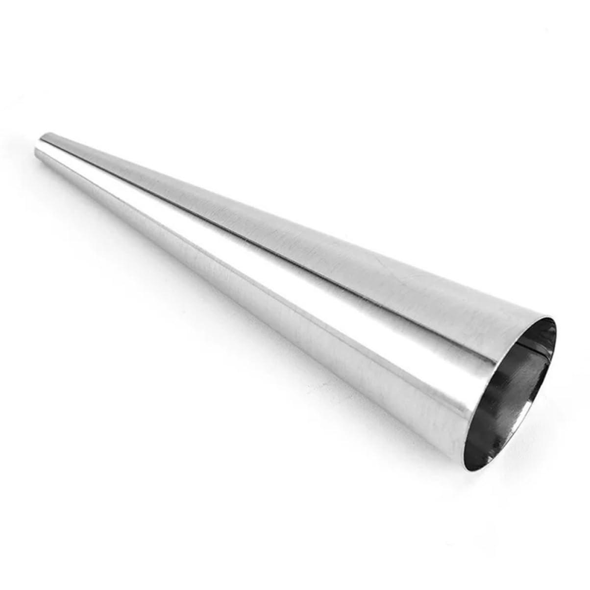 BIUDECO BIUDECO 48 Pcs Connoli Baking for Baking Cream Horn Conical Tube Cheese Crackers Cannoli Shells Cream Horn Form Pan Connoli Form Cylinadrical Shaped