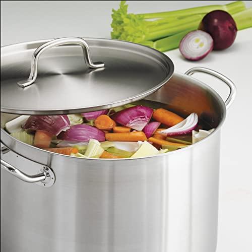 Tramontina Tramontina Covered Stock Pot Pro-Line Stainless Steel 16-Quart, 80117/580DS