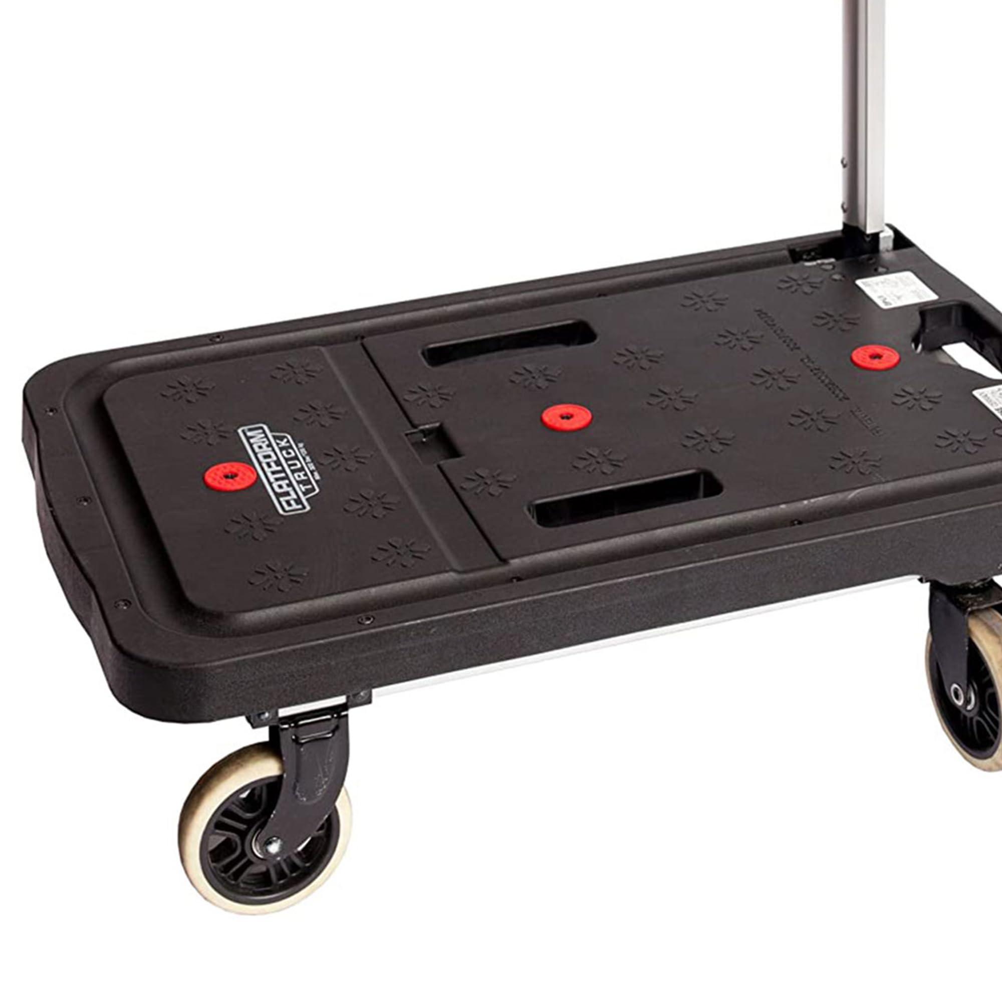 Magna Cart Magna Cart Foldable Dolly Cart, Platform Hand Truck with Wheels, 300 Lbs