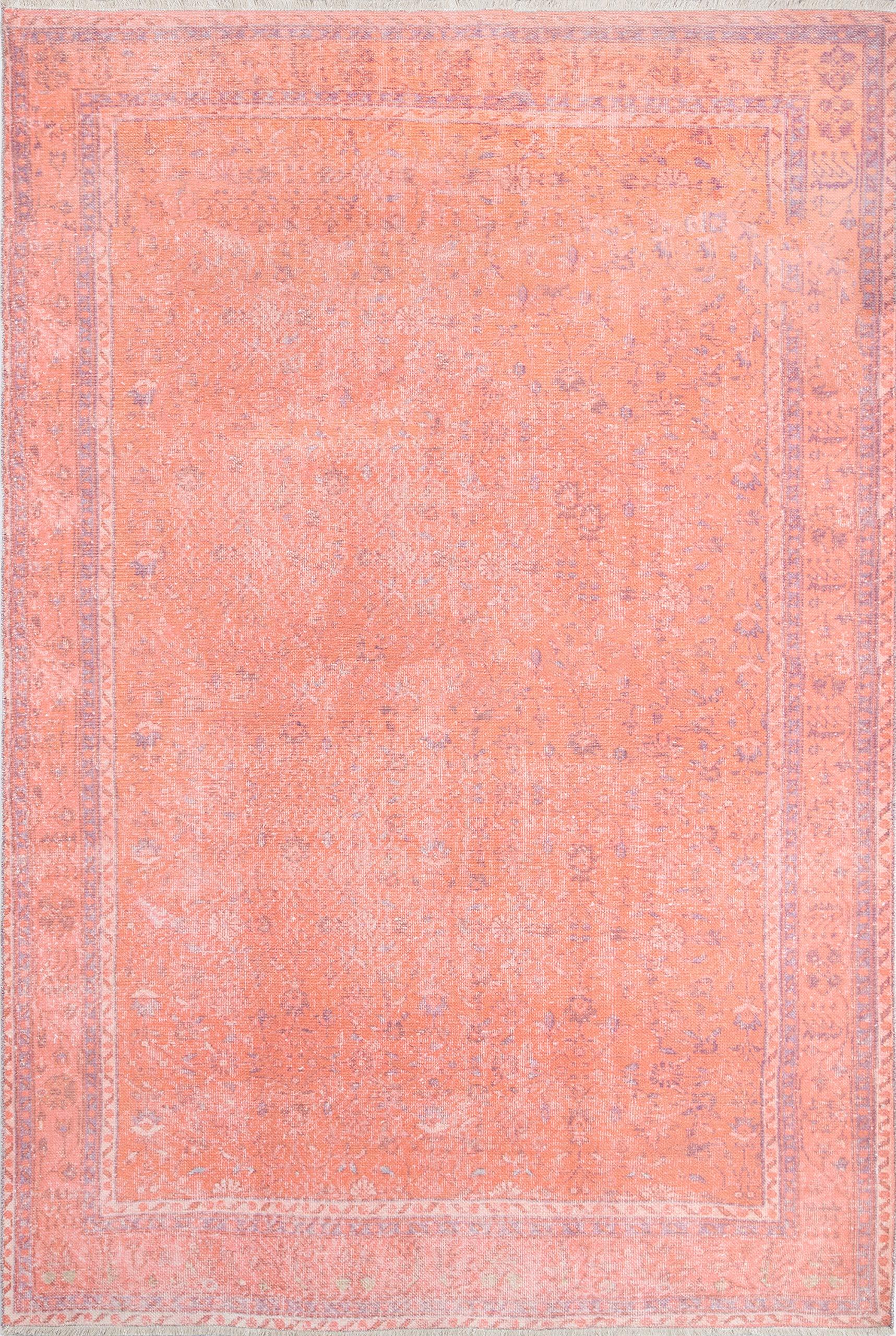 Momeni Momeni Area Rug, 5'6" X 8'6", Coral