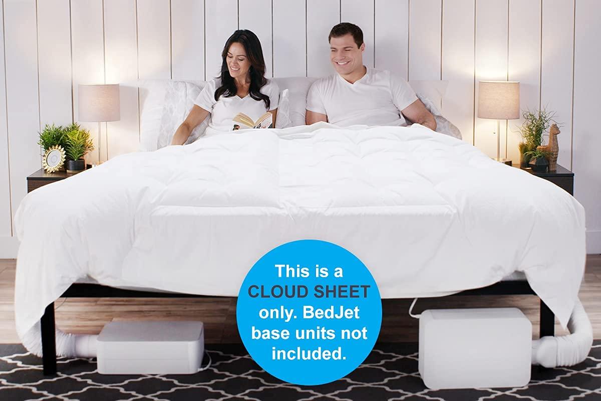 BedJet BedJet Cloud Sheet - Dual Zone Queen (Cooling, Heating & Climate Control just for Your Bed)