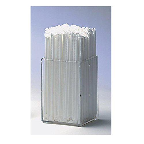 DISPENSE-RITE Dispense-Rite MSH-1 Countertop Straw Organizer and Condiment Holder, Clear Acrylic