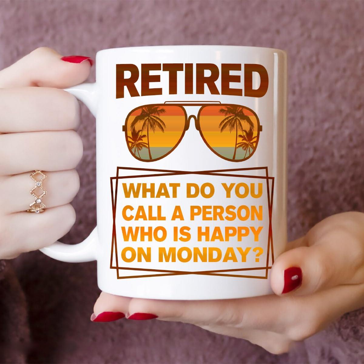 MONIZILUCKY MONIZILUCKY A Legendary Mental Health Associate Has Retired Mug 11Oz, Retirement Gift Ceramic Coffee Mug For Mental Health Associate Mug For Coworker With Funny Quotes About Retirement