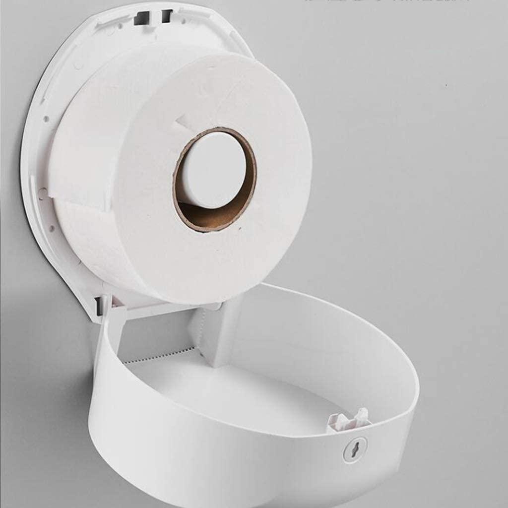 BKEKM Paper Towel Dispensers Wall-Mounted Paper Towel Dispenser Waterproof Lockable Hand Towel Dispenser Large Capacity Commercial Paper Towel Holders Fashion