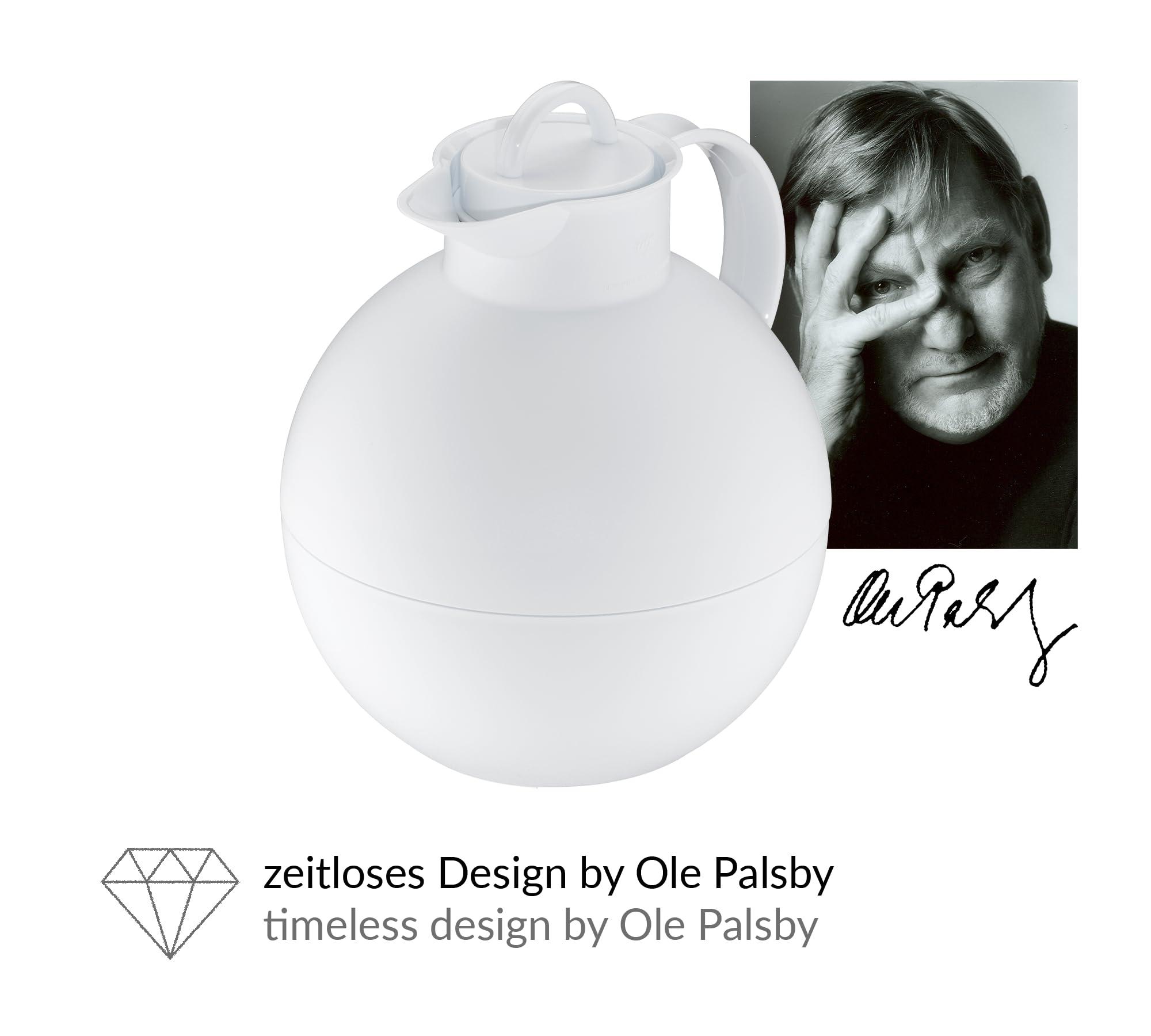 Alfi alfi Kugel Insulated jug, 0,94 Liter, White Covered