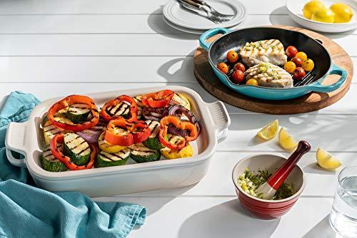 Le Creuset Le Creuset Stoneware Rectangular Dish with Platter Lid, 14 3/4" X 9", Caribbean