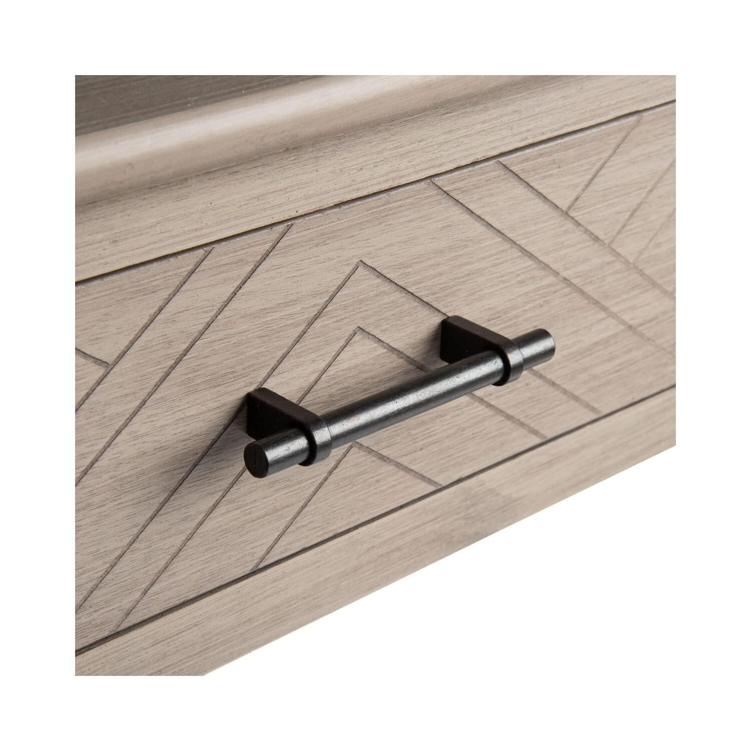 Safavieh SAFAVIEH Home Collection Peyton Greige 1-Drawer Lower Shelf Accent Table ACC5704D