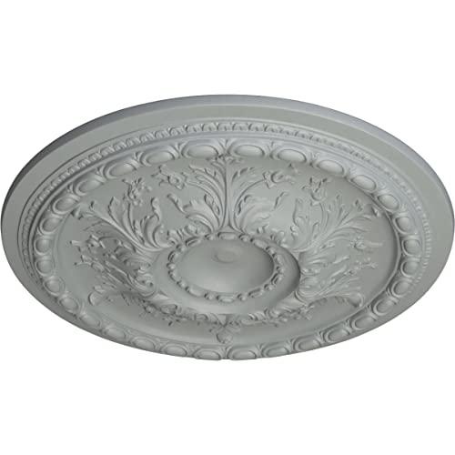 Ekena Millwork Ekena Millwork CM28ST Stockport Ceiling Medallion, 28"OD x 2 3/4"P (Fits Canopies up to 6 1/4"), Factory Primed