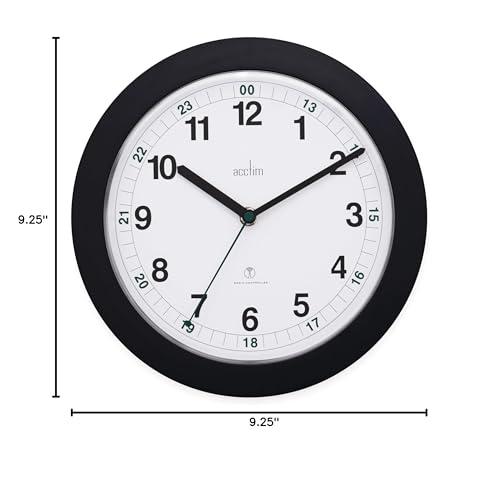Acctim Acctim Wall Clock, Black, 26.5 cm