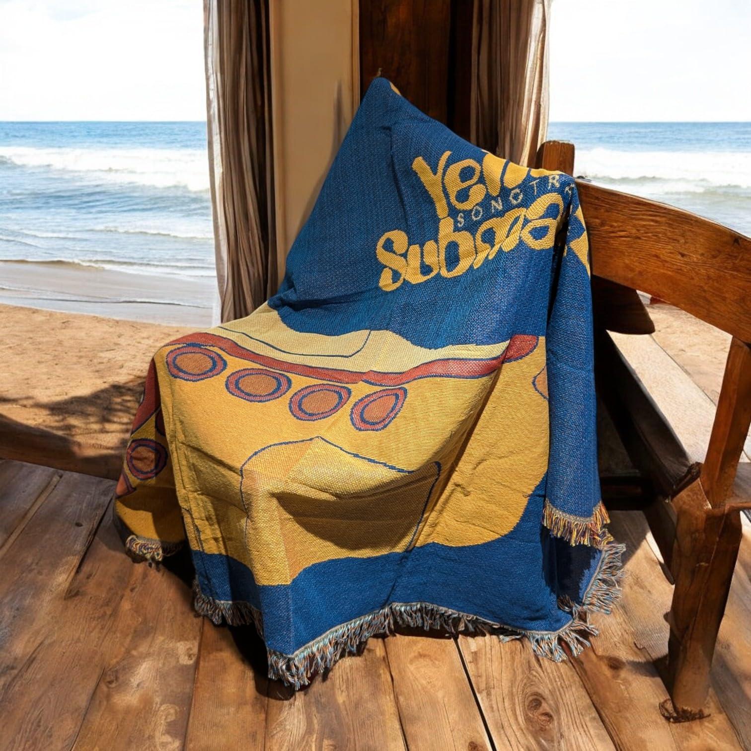 D.M.C New York D.M.C New York Yellow Submarine Cover Blanket Throw, Music Camp Blanket, for All Seasons (Full)