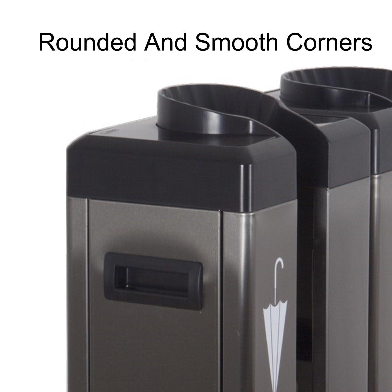 LKPMGOA LKPMGOA Automatic Wet Umbrella Bag Wrapper Dispenser Holder Stand Rack, Umbrella Automatic Packing Machine, Stainless Steel, Easy to Use(Color:Silver)